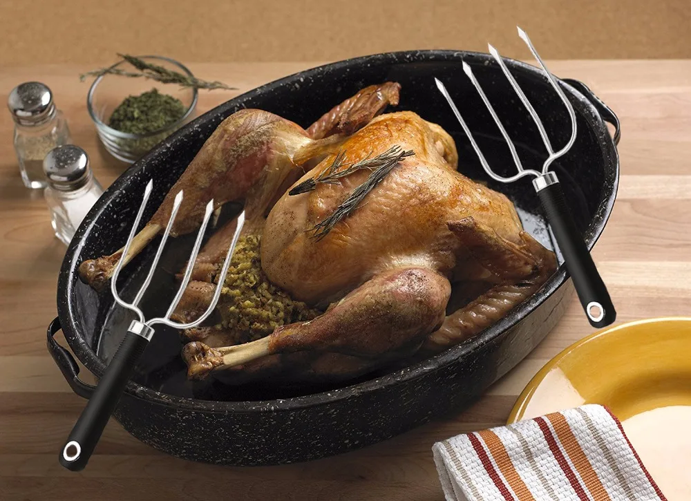 Новая Турция подъемник набор вилок Нержавеющая сталь подъемники и птицы когти