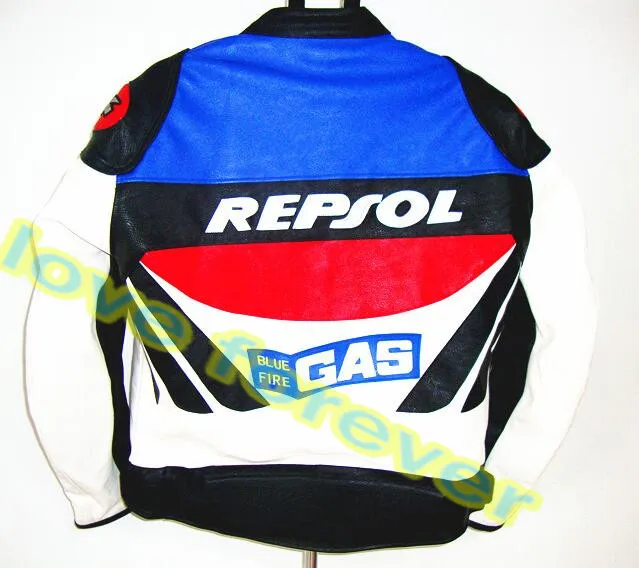 DUHAN moto GP moto rcycle REPSOL гоночная кожаная куртка VS02 оранжевый синий M L XL XXL 3XL хорошая кожа pu Сделано высокое качество Топ serv