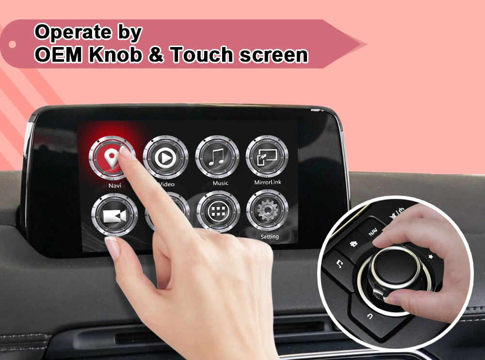 Lsailt Android 9 0 видео Интерфейс GPS навигационная коробка для 2014 20 Mazda 3 Поддержка carplay CX 5