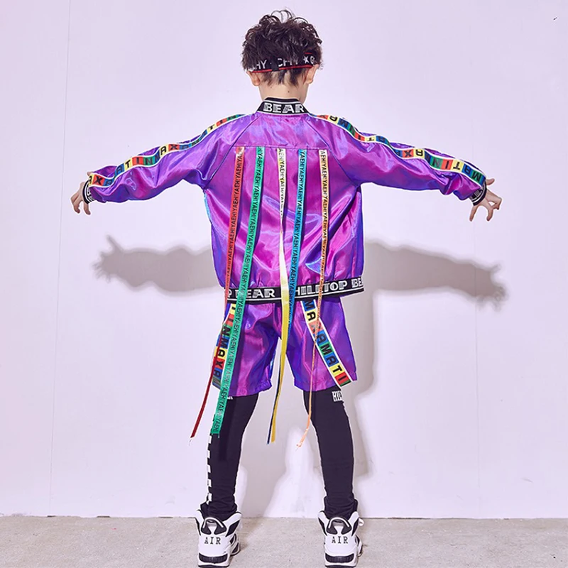 2019 танцевальный костюм в стиле хип-хоп джазовые костюмы для мальчиков и девочек