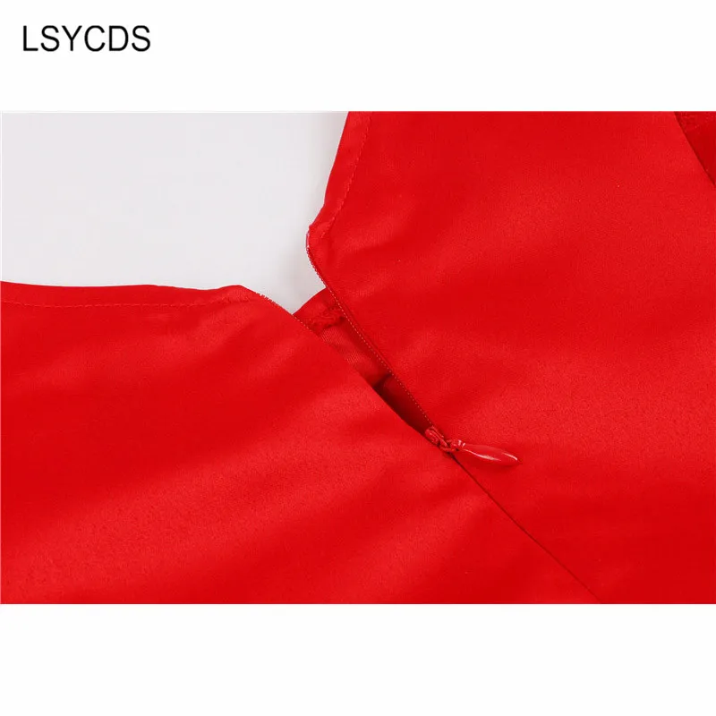 LSYCDS черное элегантное Макси платье для женщин без рукавов сексуальное с