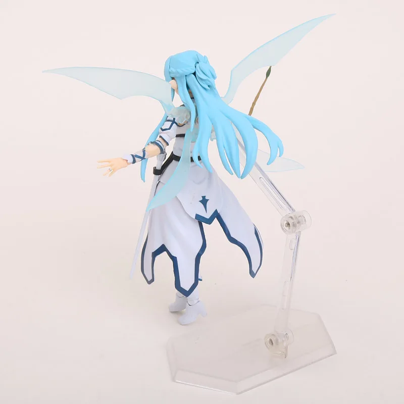15cm Anime Sword Art Online II SAO Asuna ALO ver. Figma PVC Action Figure Collectible Model Toys Doll Christmas Gifts With Box|gift collection|art onlinesword art online |