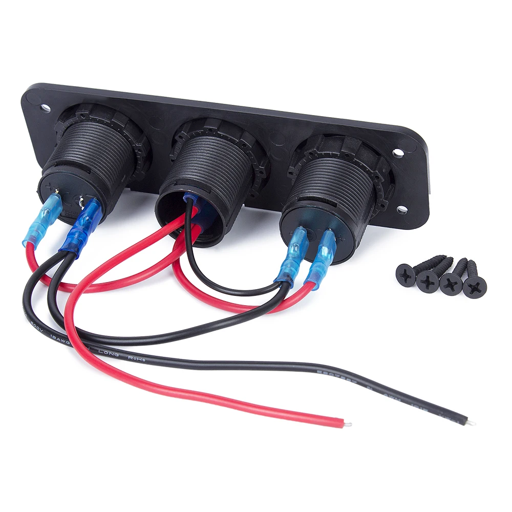 DC 12 V/24 V 5 V/2.1A вольтметр Dual USB Зарядное устройство прикуриватель для автомобилей класса RV лодка автомобилей Грузовик gps MP3 автомобиля Зарядное устройство с переключателем