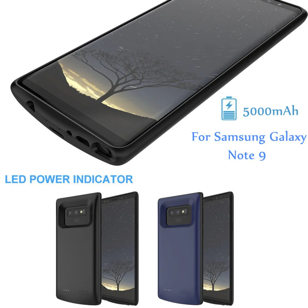 Чехол для телефона Samsung Galaxy Note 9 5000 мАч|Чехлы с аккумулятором| |