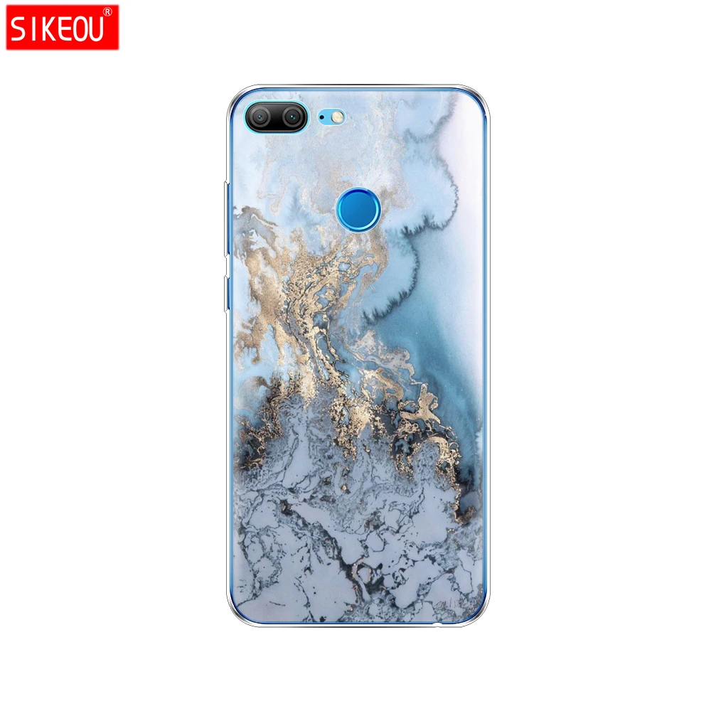 12096 Чехол для телефона Huawei honor 9 honor 9 lite, Мягкая силиконовая задняя крышка из ТПУ 360, Защитная Прозрачная крышка с рисунком кота - Цвет: 12096