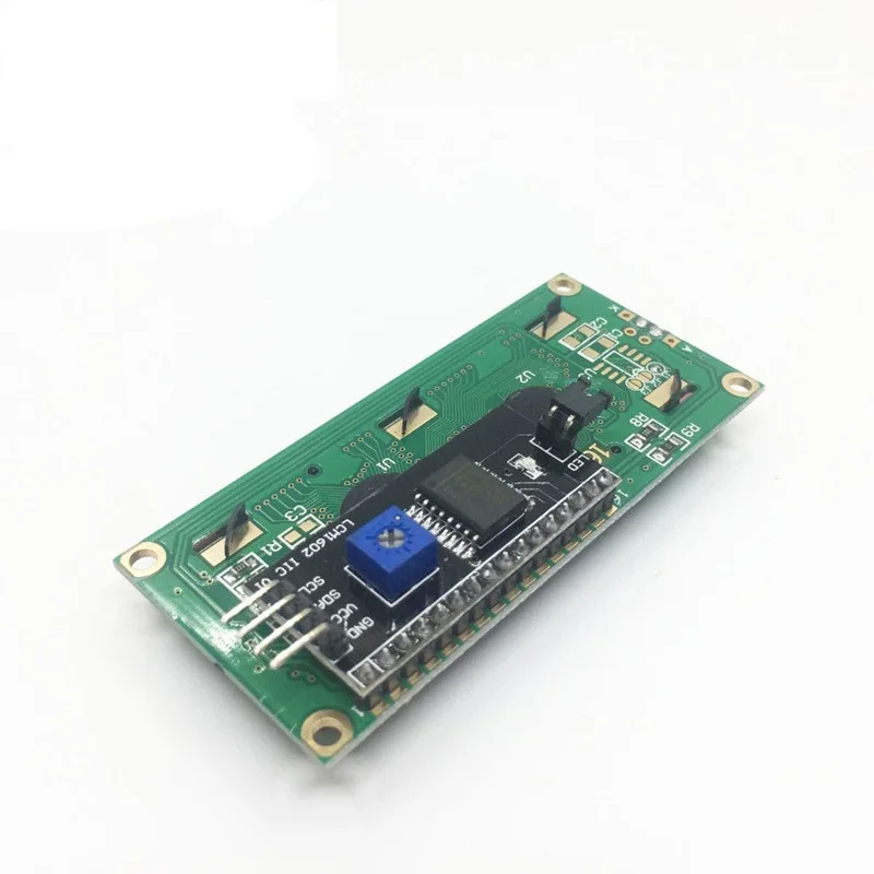 Плата адаптера для ЖК дисплея 1602 + I2C LCD с голубым экраном PCF8574 IIC/I2C Arduino|ЖК-модули| |