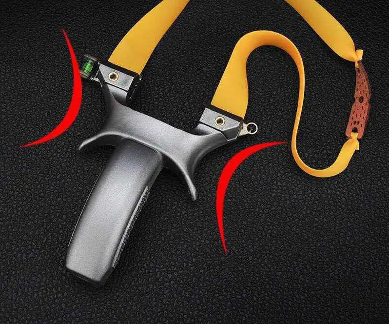 

Professional Powerful Zinc Alloy Multiple Sight Systems+Light Slingshot For Hunting Shooting Slingshot+Rubber Band Catapult