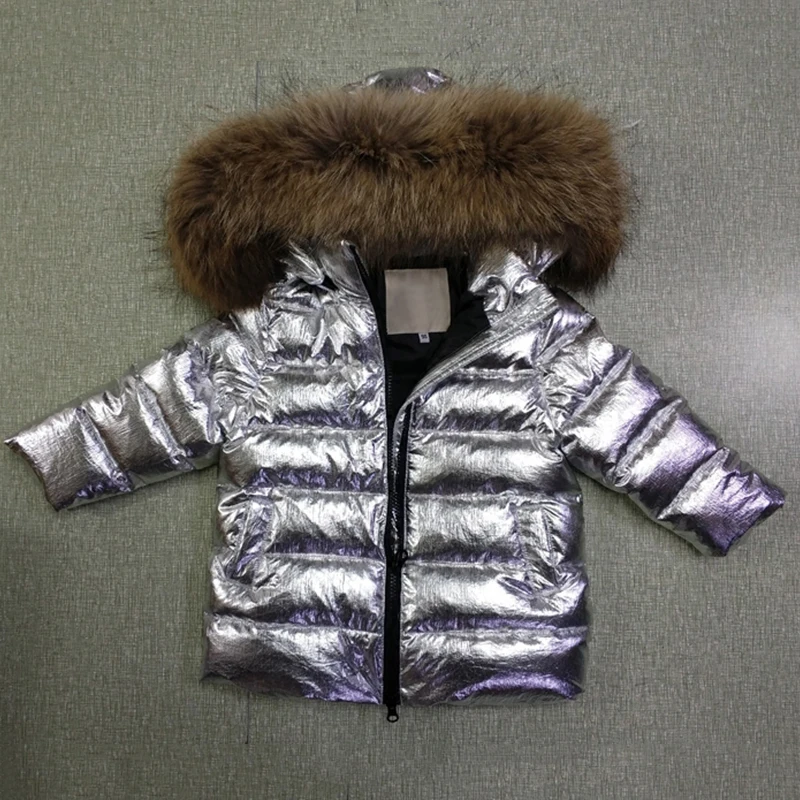 Верхняя одежда для детей до 30 градусов пальто пуховик мальчиков из натурального