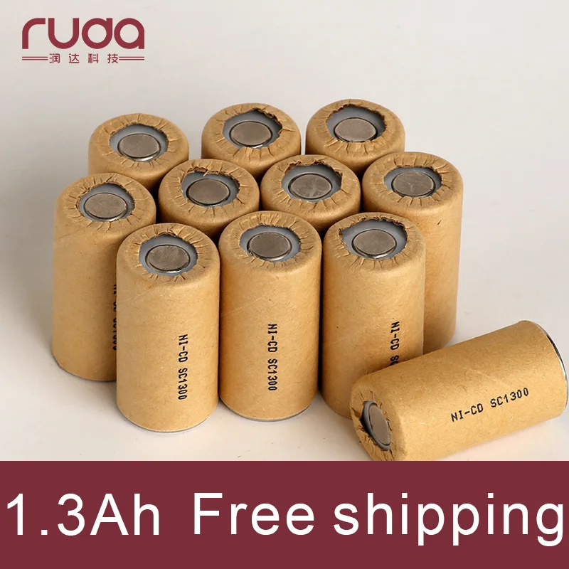 Аккумулятор высокой мощности 5 шт. 1300 мАч|battery cell|rechargeable batteryni cd |