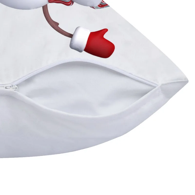 Merry Christmas Snowman Cushion Cover Xmas Style Home Decorative Pillows Pillowcase 27 | Дом и сад