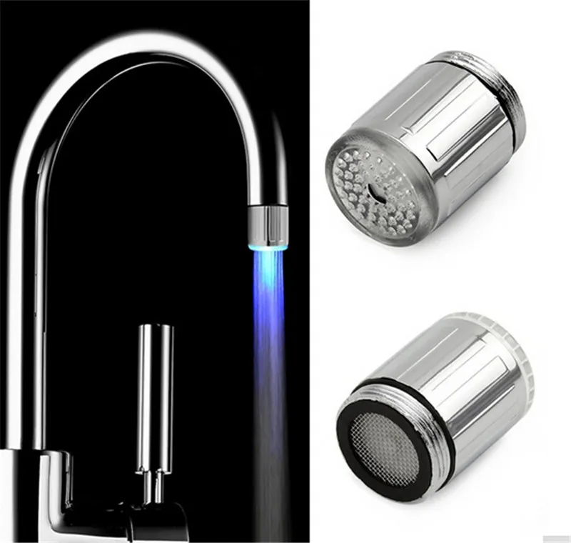 7 Цветов perlator LED Аэраторы экономии Воды Кран ванная комната с душ и Смеситель Для