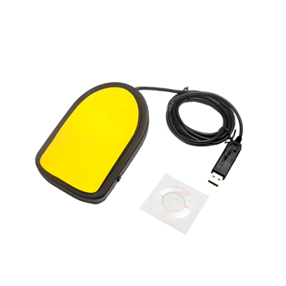 Черный USB переключатель педаль управления Клавиатура Мышь ножной используется