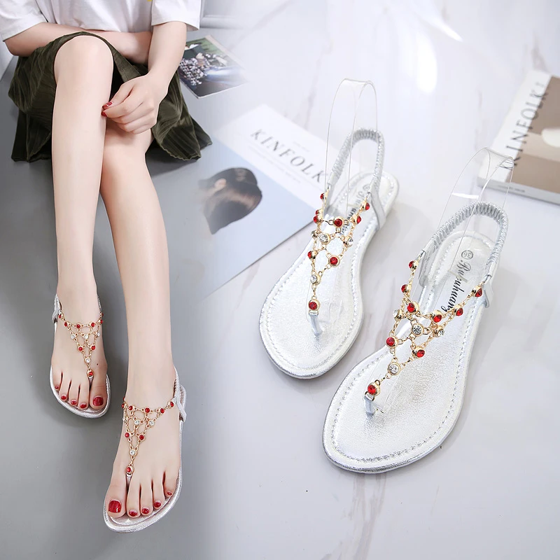 Клин Сандалии Женщин Серебро Золото Модные Женские 2017 Туфли Летние Женщины