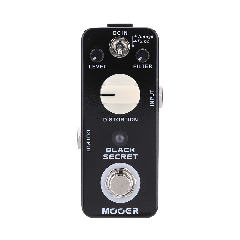 Mooer черный секрет микро мини Искажение педаль эффектов для электрогитары Правда