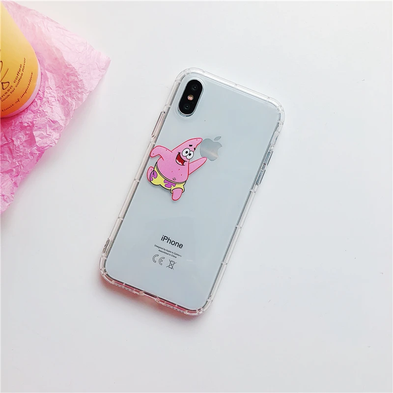 Мультяшная Милая Улица Сезам Элмо печенья чехол для iPhone X Xs max XR 6 S 7 8 plus губка детский воздушный прозрачный, мягкий чехол coque - Цвет: 5