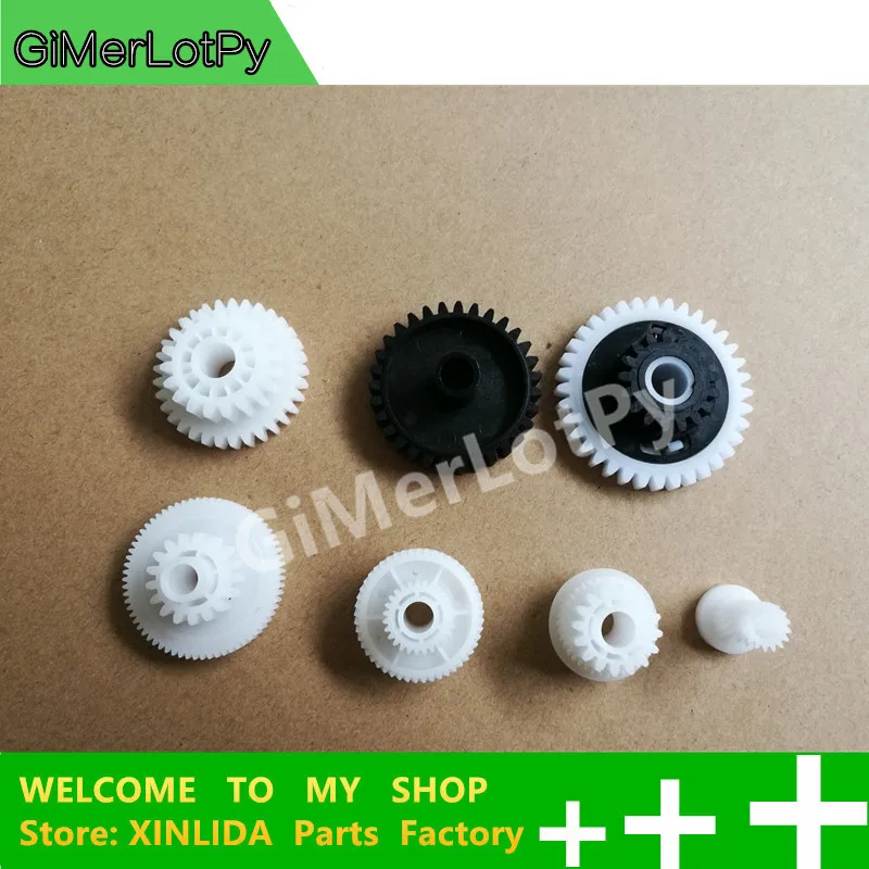 

New RM1-2963/RU5-0655/RM1-2538/RK2-1088 Fuser Drive gears for HP M712 M725 M5025 M5035 Fuser Drive Assembly gears (7gears/set)