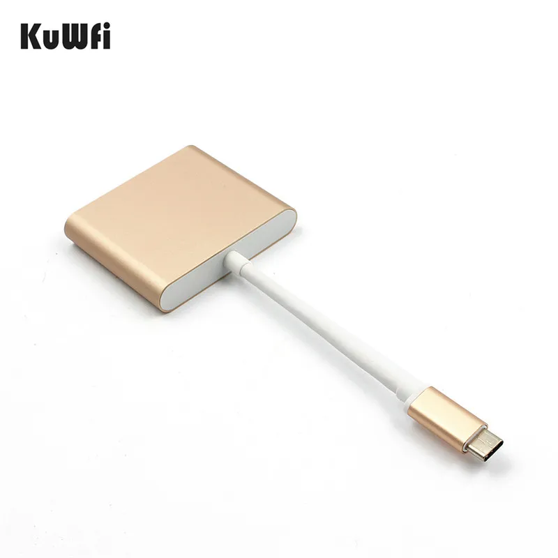 Тип C USB Зарядное устройство 3 1 для 4K HD MI USB3.0 адаптер в хаб Apple Macbook совместим с Mac OS