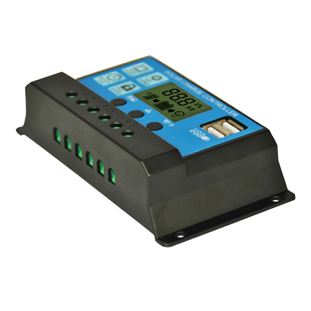 Универсальный Панели солнечные контроллер Батарея зарядки 12V/24V авто