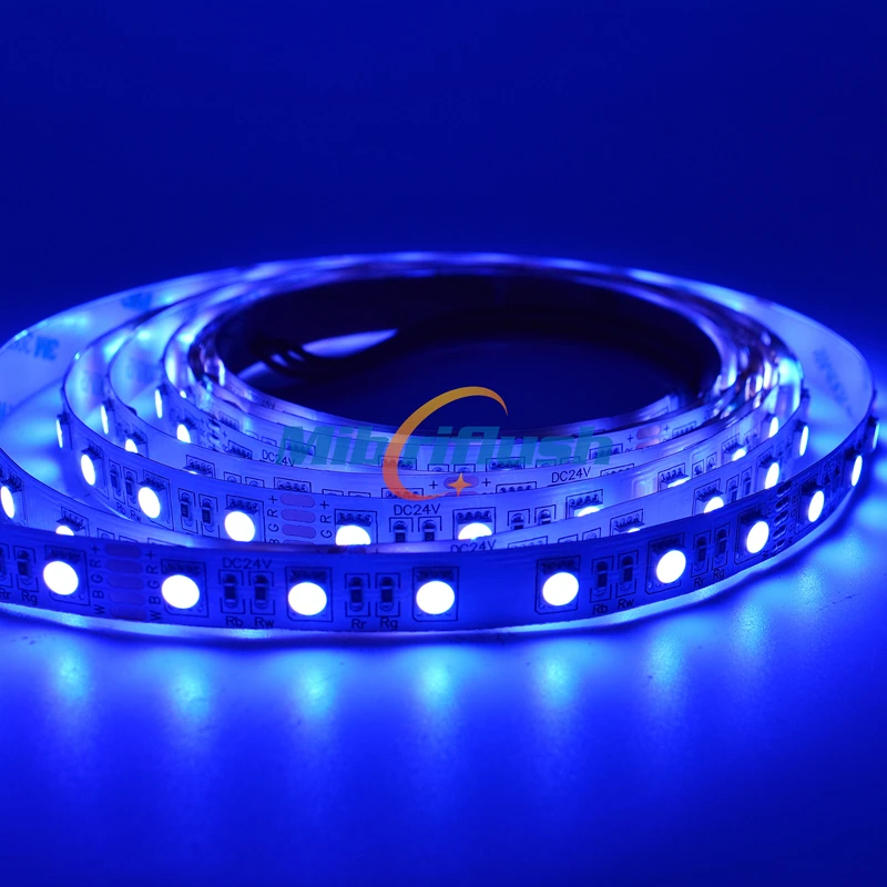 RGBW 4IN1 IP20 60leds/M 19.2 Вт/м SMD5050 Epistar 12 мм PCB Цвет изменения не водонепроницаемый rgbcw/rgbnw/rgbww 4in1