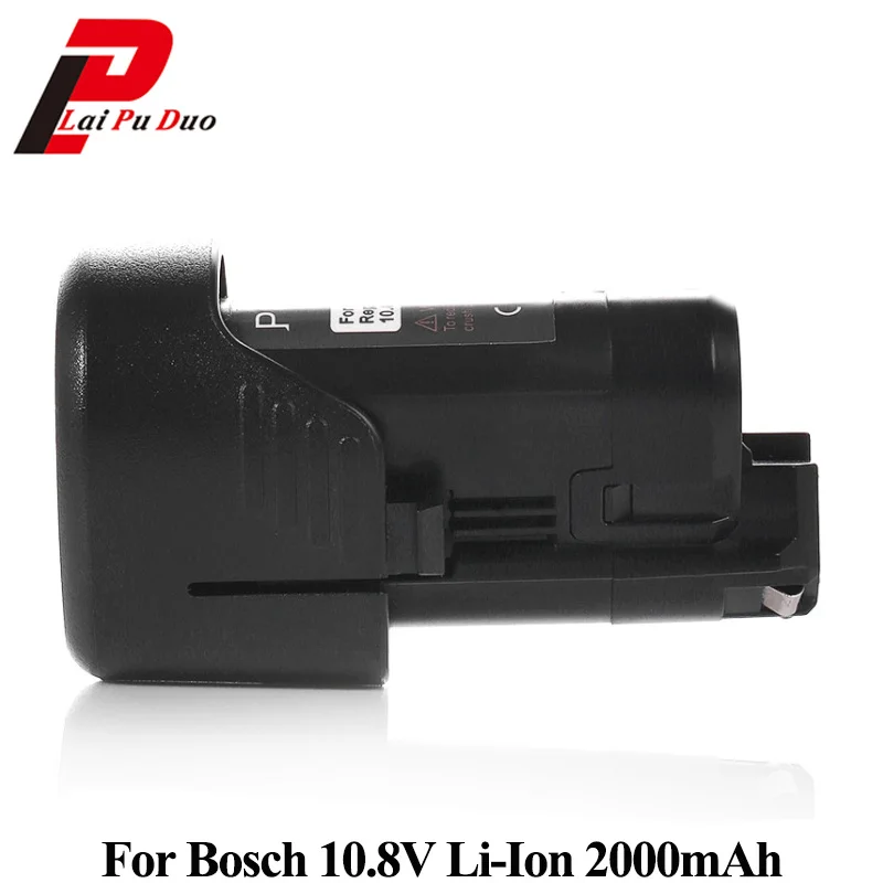 Литий-ионная аккумуляторная батарея 10 8 v 2.0Ah для Bosch: 2607336013 BAT411 GSR10.8V-LI-2 PS10-2 GOP10.8V |