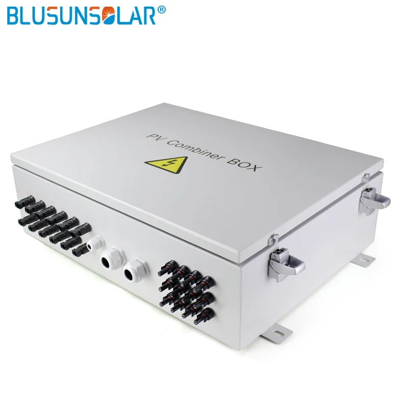 1set Hgih quality Stainless Steel Housing 1000VDC 12 strings input and 1 string output combiner box with 15A fuse panel | Обустройство