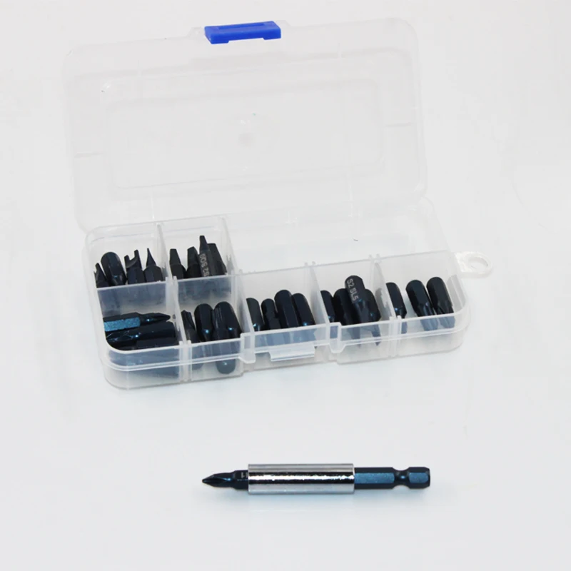 28PCS Batch Nozzle Combination Set Home Tool Box S2 Alloy Steel Car Service |