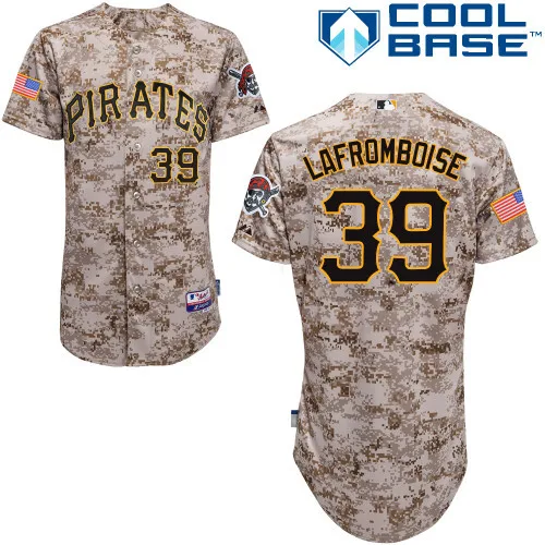 2015 New Pittsburgh Pirates Jerseys 39 Bobby LaFromboise Men's Authentic Stitched Embroidery Baseball Jersey | Спорт и