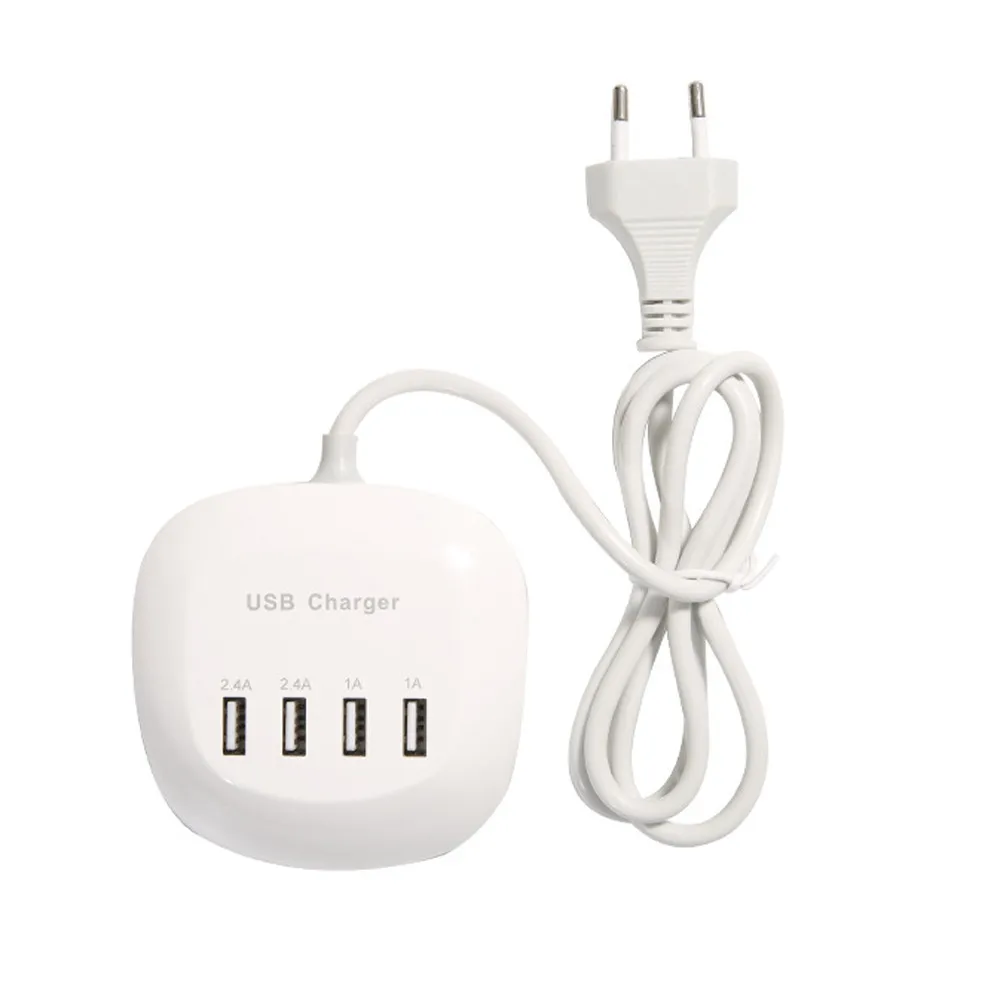 4 зарядная станция с портами USB Hub 5 V 1A/2.4A быстрое зарядное устройство usb разъем