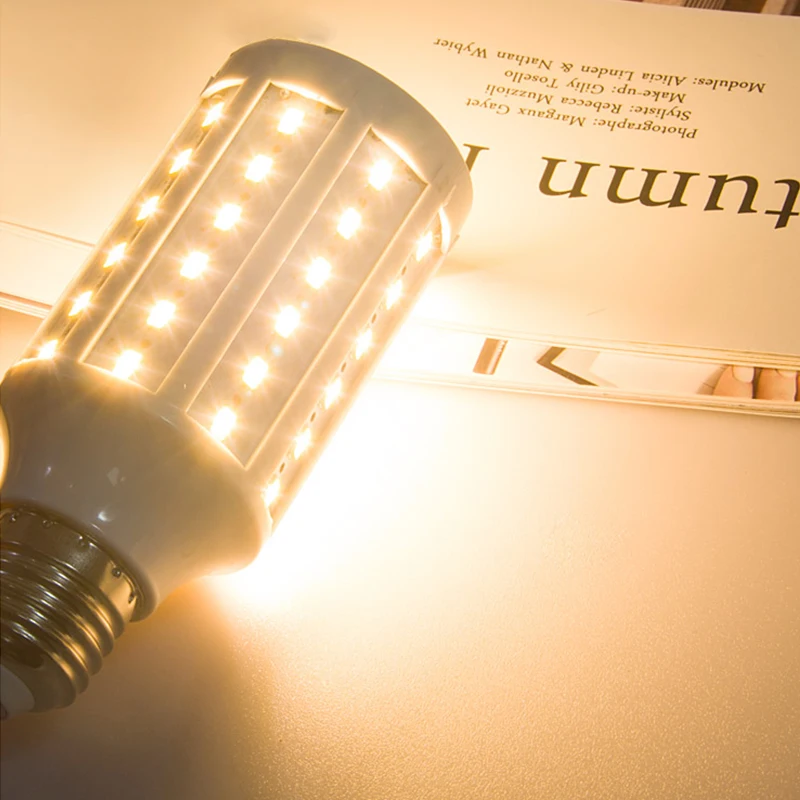 Светодиодная лампа E27 E26 E39 E40 SMD5730 кукурузный точечный свет холодный теплый белый
