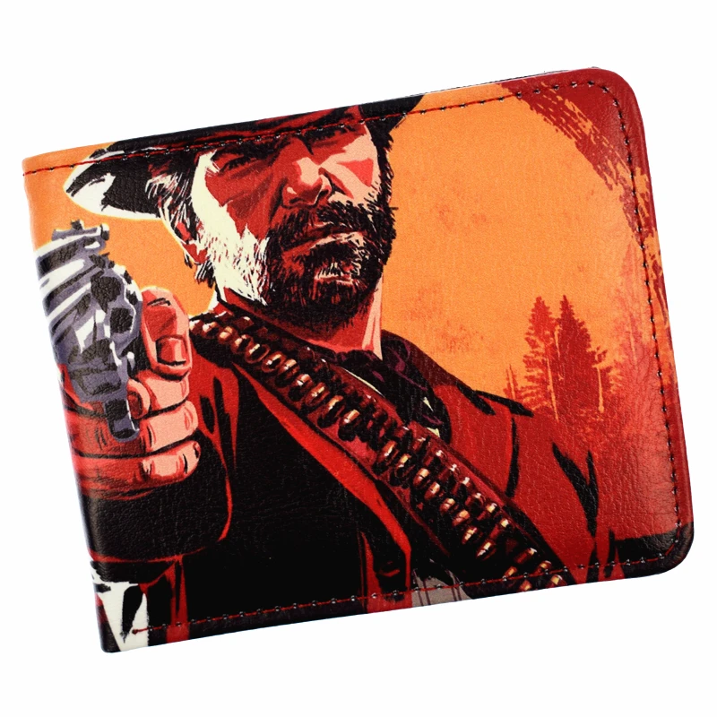 Мужской кошелек Hot Game Red Dead выкуп 2 короткий для мужчин и студентов с замком