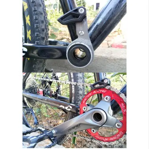 

DECKAS Bike Chain guide MTB Bicycle chain guide bike chain protector 1X System Single Ring round 32-40T/oval 32T-38T BIKE part