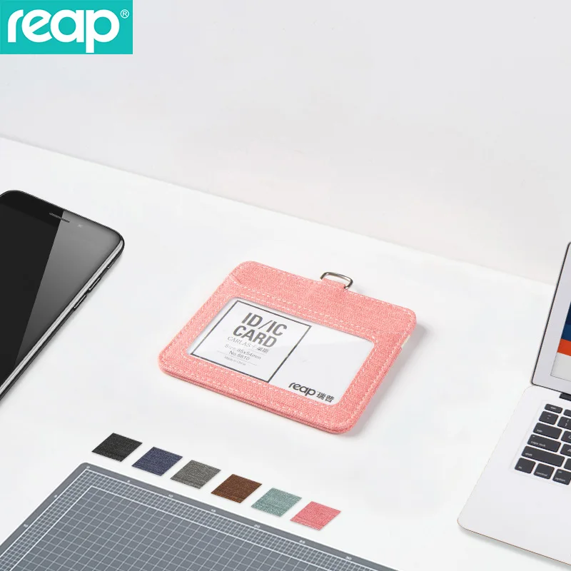 Держатель Бейджа для удостоверения личности 6809 из искусственной кожи с окошком 3