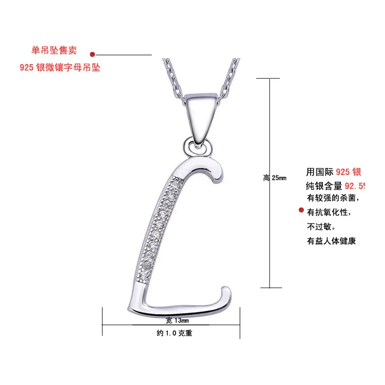 BLAL012 Заводские женские ювелирные изделия из стерлингового серебра 925 пробы