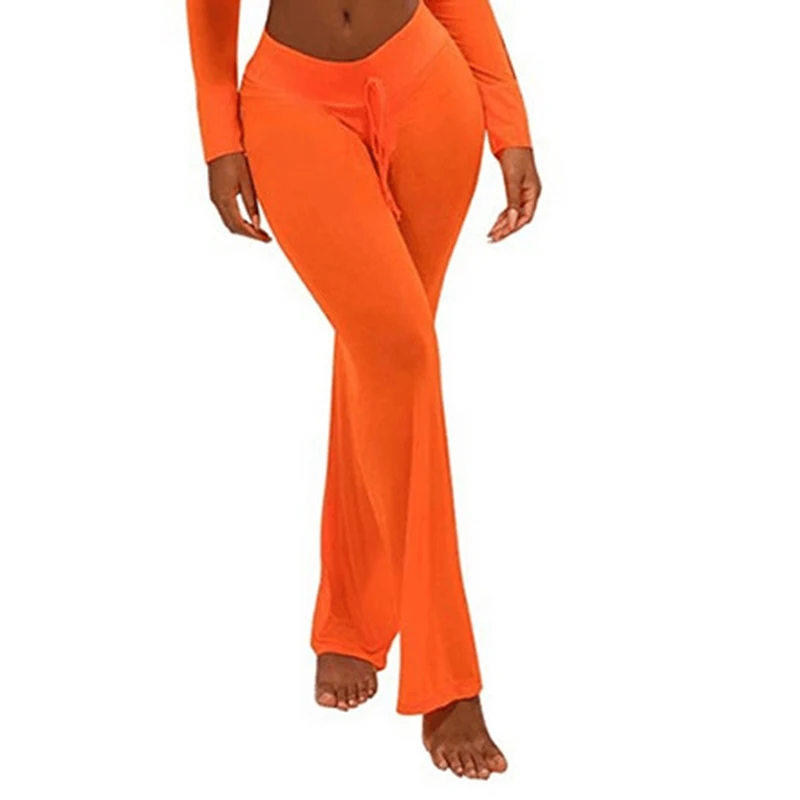 Женские брюки женские пляжные летние сетчатые модные вечерние однотонные