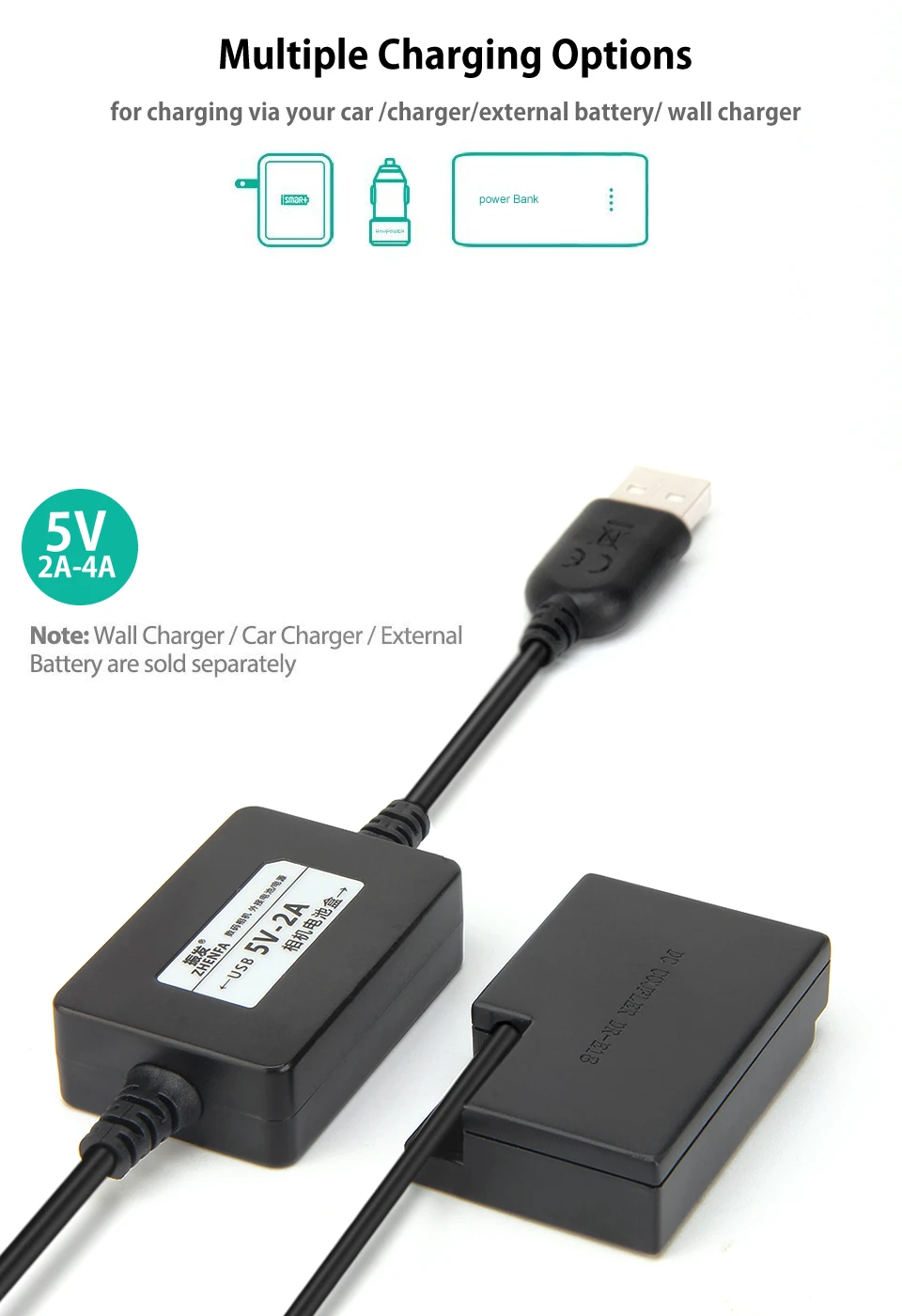 ACK-E18 DR-E18 Мощность адаптер USB кабель LP-E17 манекен Батарея для цифровой однообъективной зеркальной камеры Canon EOS 750D 760D 77D 800D 200D Rebel SL2 поцелуй X8i T6i T6S