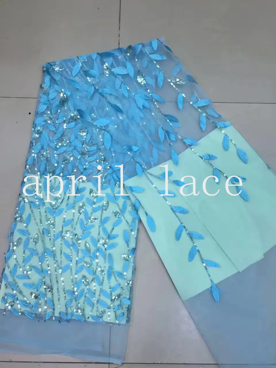 

RR035 светло-голубой блесток Милая мода вышивка тюль сетка кружева для вечернее платье/Распиловка/свадьба, любой цвет avaible