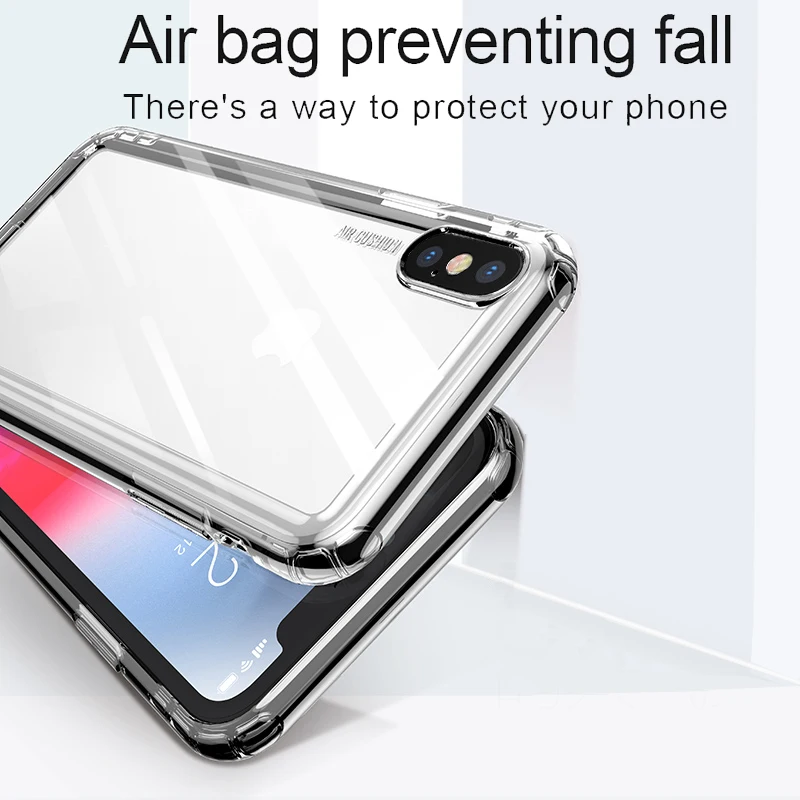 Baseus мобильный чехол для iPhone Xs Max 6 5 антидетонационных защитная задняя крышка