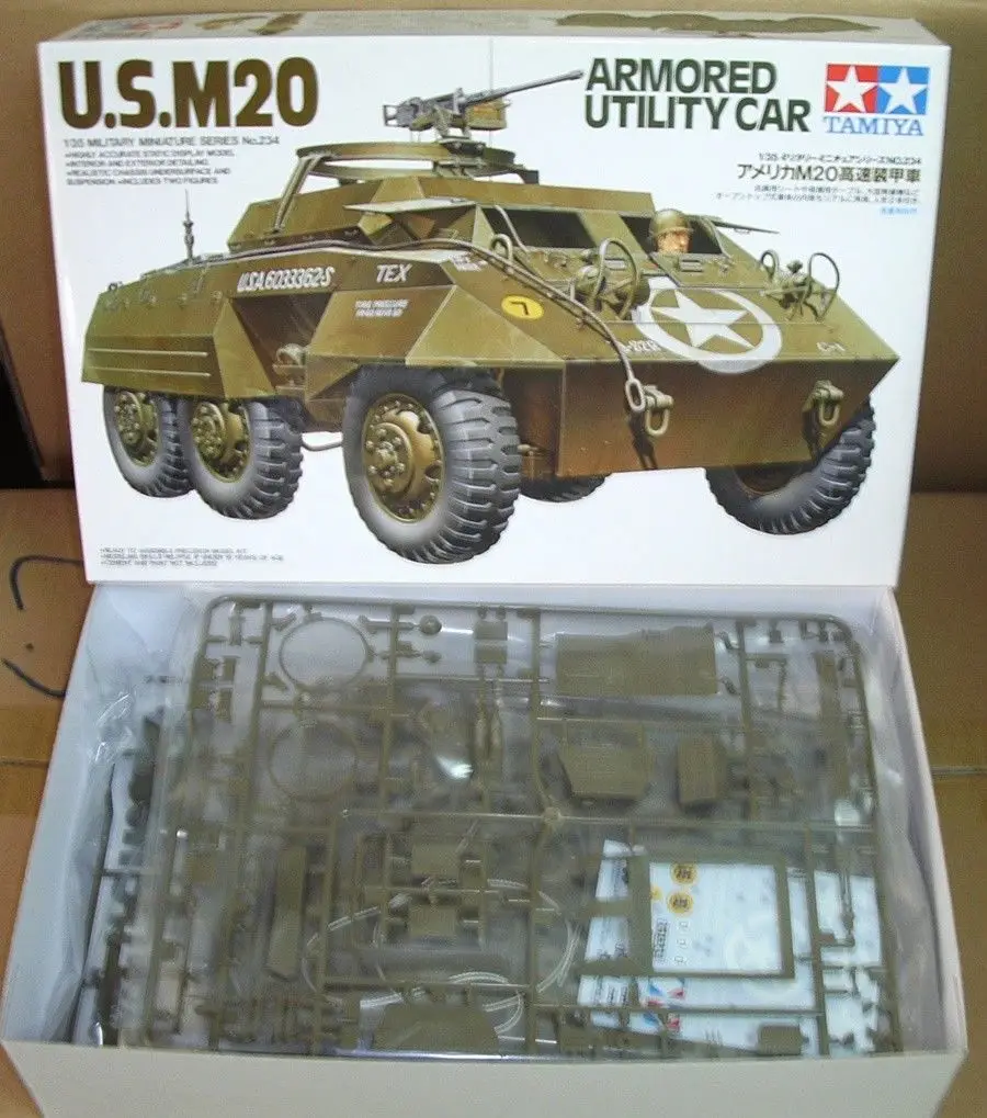 Tamiya 1/35 35234 США M20 комплект бронированных моделей автомобилей | Игрушки и хобби