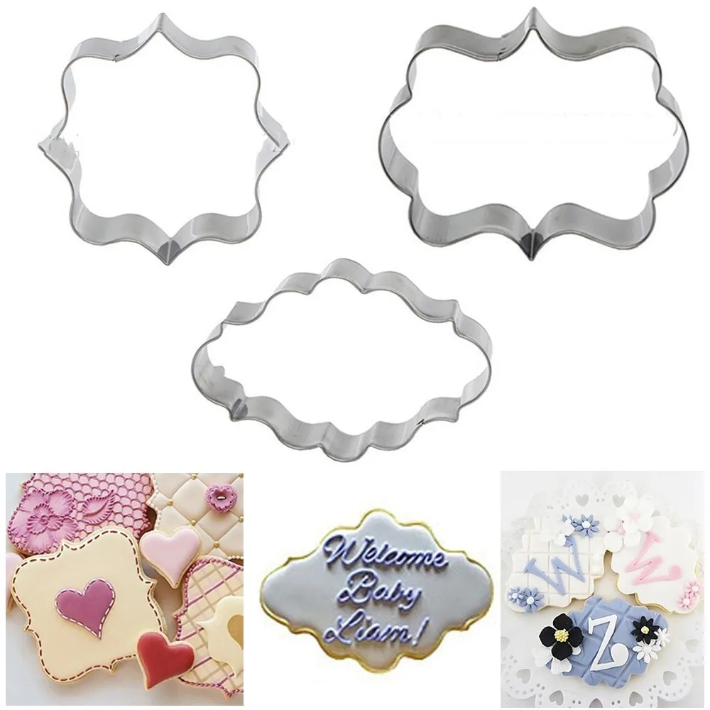 3 шт. инструмент для выпечки форма формы Fondant (сахарная) формочка печенья
