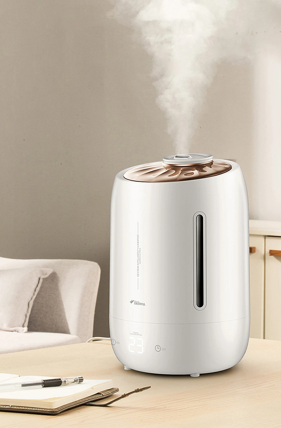 Deerma 5L увлажнитель воздуха Арома диффузор бытовой тумана Fogger очищающий увлажнитель масла синхронизации бытовой