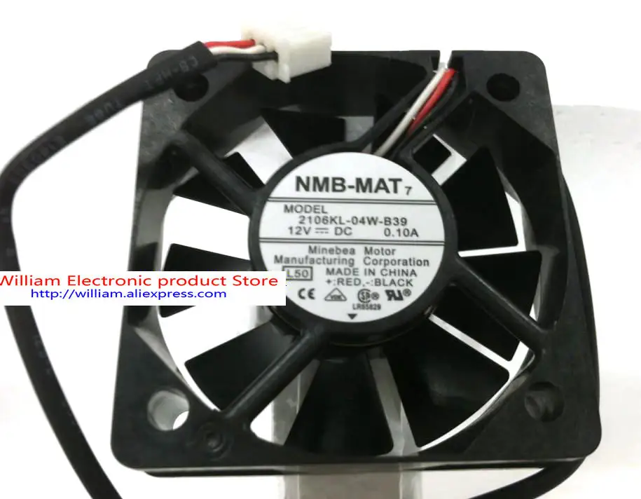 

New Original NMB 2106KL-04W-B39 DC12V 0.10A 50*15MM speed high-quality cooling fan