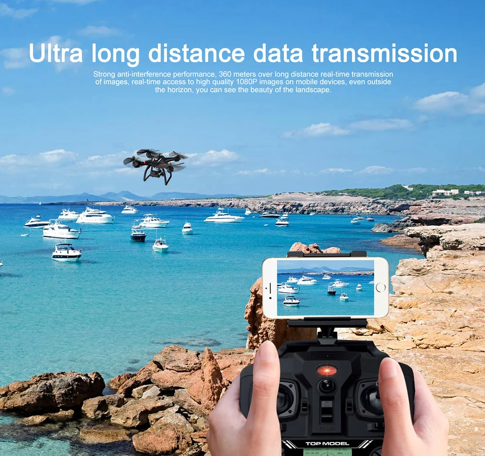 Новое поступление радиоуправляемые дроны X22 двойной gps WiFi FPV Бесщеточный Дрон с карданом 1080P HD камера Радиоуправляемый квадрокоптер RTF игрушки дистанционного управления