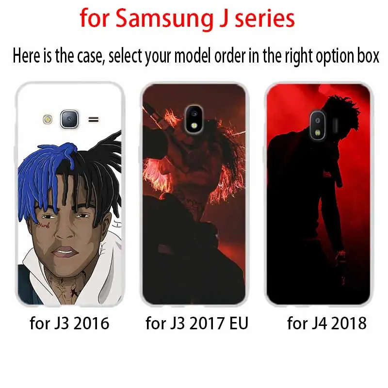 Чехол для телефона Samsung Galaxy J6 J4 Plus J8 J3 J7 2018 J5 j7 2017 2016 j6 Prime RAP MCing XXXTentacion | Мобильные