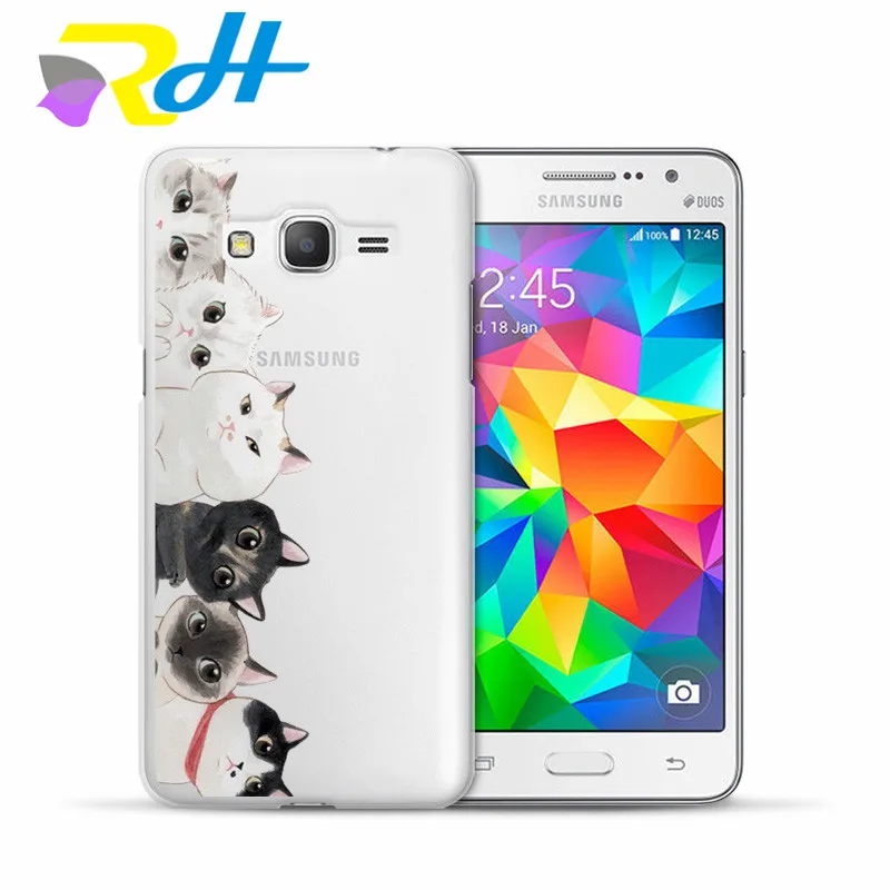 Мягкий чехол из ТПУ для Samsung Galaxy S8 с пандой и котом S9 S7 Edge Plus J3 J5 J7 2016 2017 оболочка