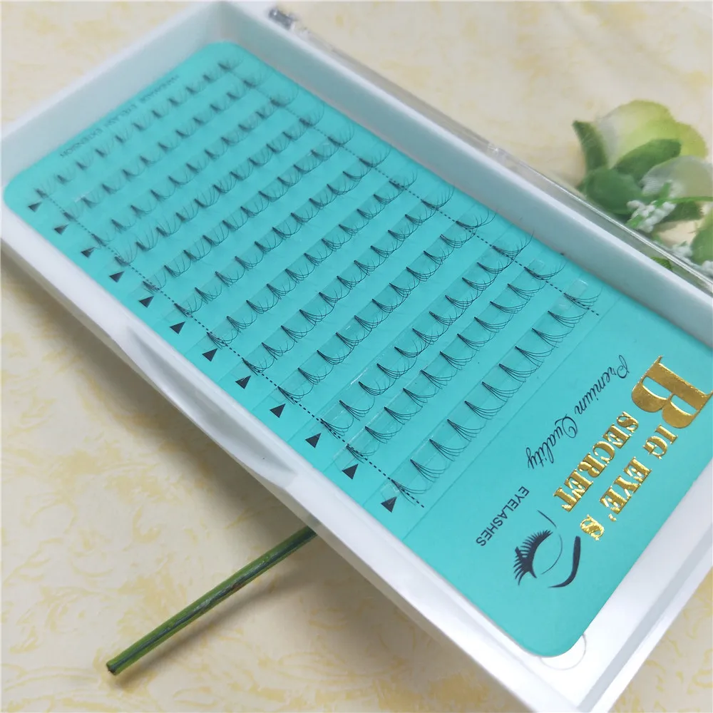 

4D Short stem Volume W 3D Eyelash Extension 0.10 Individual Eye Lashes Professional Makeup Tools Thick Long Lash From Korea