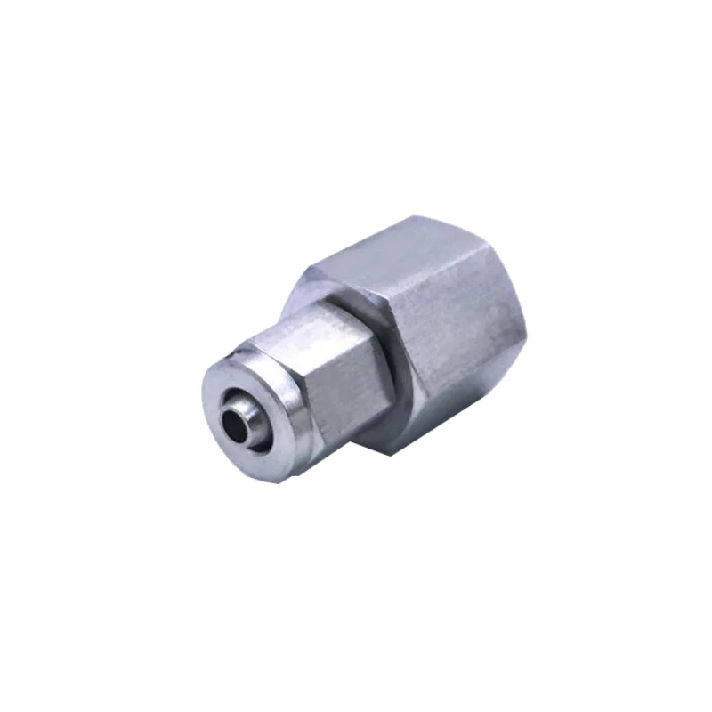 Stainless Steel SS 304 quick connectors Pipe Fittings Female Connector  3/8" 1/2" bsp X 6 8 10 12 mm Tube OD