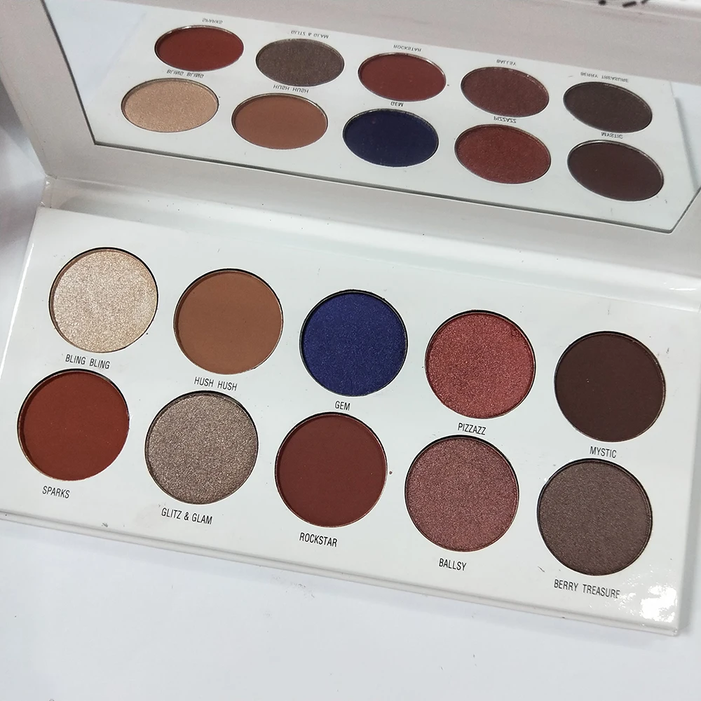 Новое поступление 10 Цвет очаровательный Тени для век Палетка макияжа Палитра