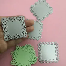 4 шт. мини Doily квадратная матрица на День святого Валентина 2019