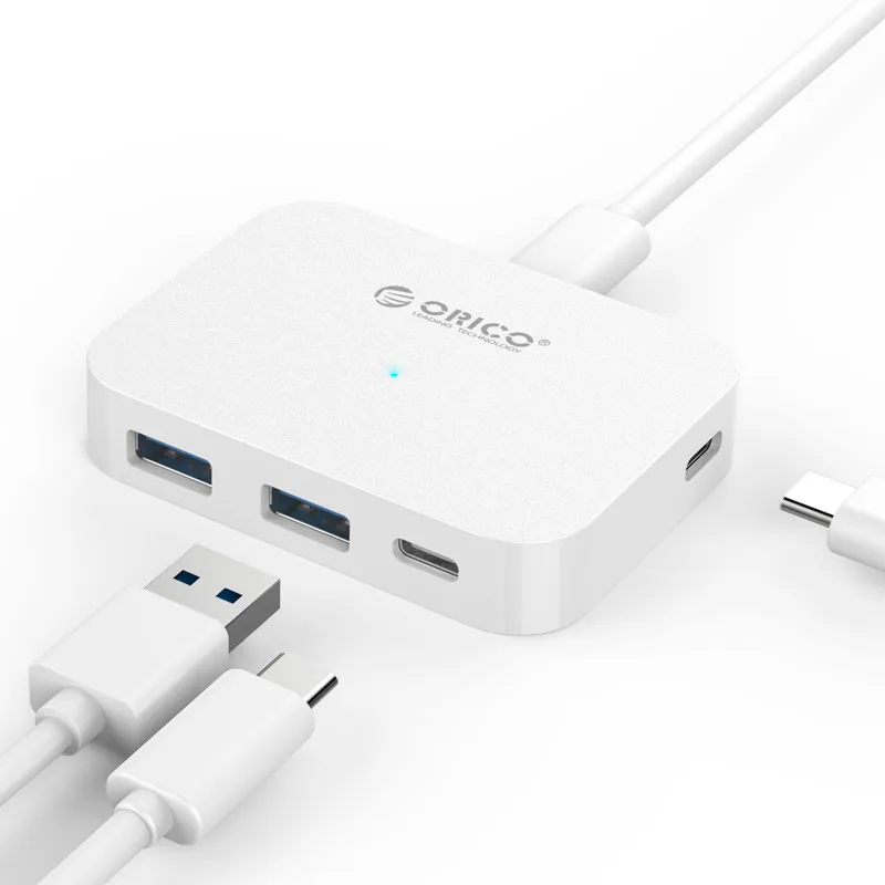 Концентратор ORICO Type-C USB 3 1 Gen1 для Apple MacBook удлинитель-концентратор-черный/белый |