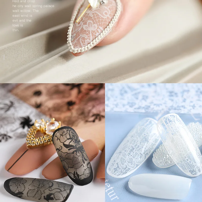 Nail Art sticker s DIY черный цвет маленькая свежая форма переводная Звездная наклейка для украшения ногтей аксессуары Z0129